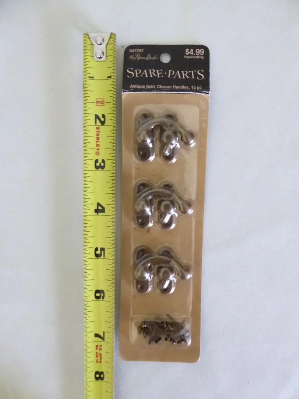 NEW PAPER STUDIO ANTIQUE GOLD CLOSURE HANDLES CRAFT HARDWARE